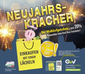 Neujahrskracher-Banner
